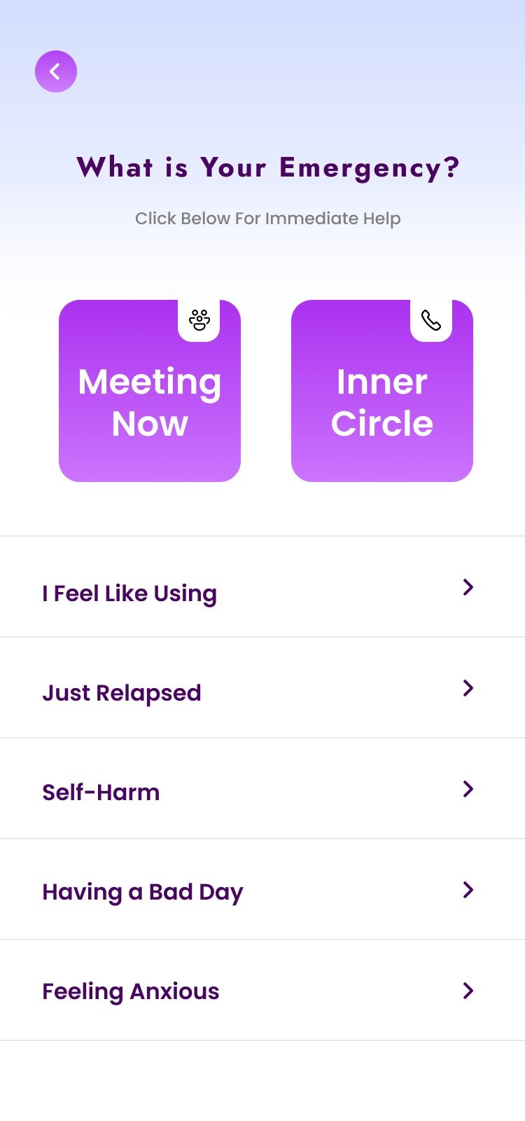 Emergency Panic Button SOS UI